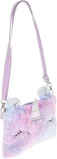 [Baluue] Plush Crossbody Bag Unicorn Purse for Girls Multi-Functional Shoulder Pouch for Daily Use Shopping and Special Occasions