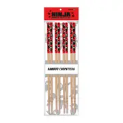 8pc Gamago Bamboo Chopsticks Set Reusable Japanese Noodle/Food Utensil Ninja