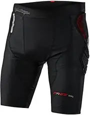 [Troy Lee Designs] Stage Ghost D30 Short Baselayer, Solid Black, X-Large