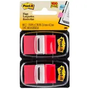 Post-it Flags 25x43mm Red 2 Pack