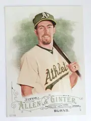 2016 Topps Allen & Ginter Jumbo 5x7 Billy Burns A's 173 #’d 03/49