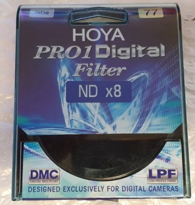 Hoya Pro1Digital Filter 77mm Neutral Density ND x 8 (DMC LPF)