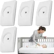 Baby Gate Wall Pads, Baby Gate Wall Protector - Wall Bumpers Mounted Guard 4X | Home Door Stop Kit Non-Slip Children Safety Protection for Pets Safety