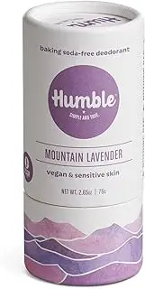 Humble Brands Vegan and Sensitive Skin Mountain Lavender Paperboard Deodorant