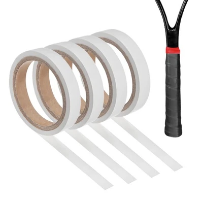4PCS Grip Finishing Tape PVC Racket Wrap Grip for Tennis[White]