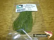 OLIVE GRIZZLY FLUTTER LEGS BARRED HARELINE DUBBIN NEW FLY TYING MATERIAL