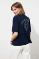 Embroidery on the Back T-Shirt