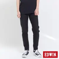 在飛比找momo購物網優惠-【EDWIN】男裝 JERSEY迦績EJ6透氣錐型褲(黑色)