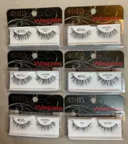 Ardell Wispies False Eyelashes 122 Black Lashes - 6 PAIR - Even Lashes