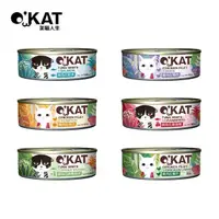 在飛比找PChome24h購物優惠-【24入組】OKAT 美喵人生-貓舒食 80g 貓罐