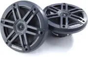 Rockford Fosgate M0-65B 6.5" 4 Ohm Marine Audio Speakers Boat UTV Black Pair