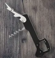 True Recoil Double Hinged Waiters Corkscrew Durable Stainless Steel Opener w