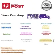 Custom Self Inking Stamp Business Name Personalized Return Address up to 3 Lines