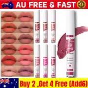 12Color Sexy-Matte Lipstick Liquid Lip Gloss Tint Makeup Waterproof Long lasting
