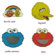Sesame Street Belt Buckles Elmo Big Bird Cookie Monster Grouch Oscar Halloween