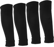 [SUPVOX] Sets Elastic Football Leg Sleeves Shin Guard Compression Socks for Youth Athletes Pairs