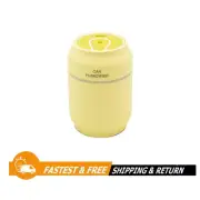 Cirago Humidifier 3in1 Portable Mist Humidifier with USB Fan, LED Light (Yellow)