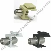 Lot50 Keystone Jack,TV,RG6/RG-6,DSS,DirecTV,DBS,F-81