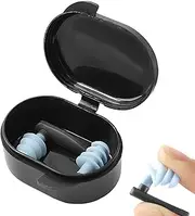 Swimming Earplugs - Silicone Swimming Ear Plugs, Noise Reduction Ear Caps | Earplugs 4-Layer Waterproof Design, Comfy Earplugs for Adults for Showering Swimming Bathing Surfing and Other Water Sports