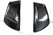 3K Carbon Fiber Front Brake Air Duct Caliper Radiator Cover Motorcycle Accessories Compatible with Ducati Panigale V4 V4S V4R Streetfighter(Twill Glossy)