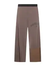 MM6 Maison Margiela Numbers-Motif Wide-Leg Pants S,XS,L,M BROWN/WASHED BLACK/LIGHT BROWN
