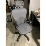 (二手)HERMAN MILLER AERON CHAIR 2.0 全功能版人體工學椅 辦公椅 石墨灰 SIZE C