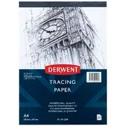 Derwent A4 90gsm Tracing Paper Pad 50 Sheets