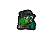 Pepe Frog with juice embroidered patch