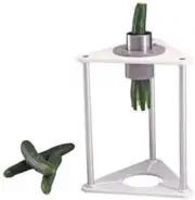 CHIBA KOGYO Cucumber Vertical Split Cutter Vegetable Slicer 12 or 6 Split Japan