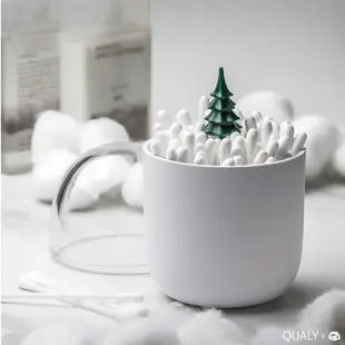 【築實精選】QUALY × 冬令時節棉花棒罐Winter Time : cotton bud holder