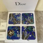 Christian DIOR Floral Coasters Set of 4 Not for Sale Blue Novelty from japan