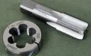 Martini-Enfield, tap & die set 1.00 inch x 14 TPI, 55 degree.