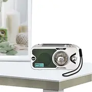 Crank Radio | Solar Radio 3600mAh - Crank Powered Radio with 3 Mode Flashlight & Motion Sensor Reading Lamp, Camping Gear Zalhin