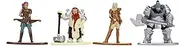 Jada Toys Dungeons and Dragons 1.65 inch inch Die-cast Metal Collectible Figures 4-Pack Starter Pack B