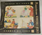 4 Vintage Dutch Holland Water Slide Dip Decals Unused