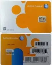 AT&T NANO 4FF GOPHONE SIM Card • GSM 4GLTE • NEW Genuine OEM • Prepaid