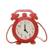 2 Pcs New Children's Coin Purse Cartoon Alarm Clock Baby Girls Mini Crossbody Bag Fashion Boys Kids Shoulder Bag Wallet Handbags