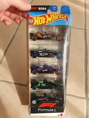 Hot Wheels F1 Formula One 5 Pack McLaren Alpine AlphaTauri Red Bull Sauber Haas