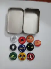 10 Collectible Beer Craft Crown Novelty Bottle Caps.