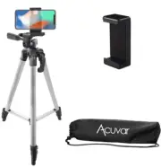 57" Professional Camera Tripod Stand +Phone Holder For Smartphone iPhone Samsung