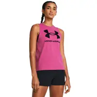 在飛比找PChome24h購物優惠-【UNDER ARMOUR】女 SPORTSTYLE 背心