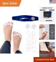 Ultimate Toe Spacers & Separators Kit – Fast Relief for Hammertoe & Bunions |...