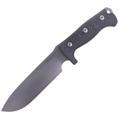 LionSteel Black Micarta, Fixed Satin Blade (M7 MS)