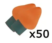 Maxisafe QB200 Replacement Ear Pads Plugs For Supa-Aural Quiet Band Box 50 pairs