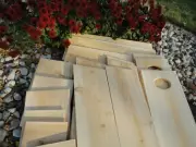 4-pack Wood duck nest box build yourself kits (white cedar).
