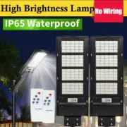 250W LED Solar Street Light Motion Sensor Commercial Dusk To Dawn Big Road Lamp
