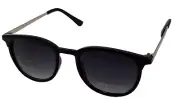 Kenneth Cole Reaction Mens Black Sunglass Soft Square Plastic KC1362. 1B