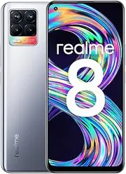 [realme] 8 Dual SIM 64GB ROM + 4GB RAM (No CDMA | GSM Only) Factory Unlocked 4G/LTE Smartphone (Cyber Silver) - International Version