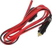 MUELODSIC 12V Cigarette Lighter Adapter Cord with Switch Heavy Duty Extension Cable for Car Inverter Air Pump Electric Cup Compact Design for Convenient Use Vehicles