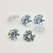 1000pcs 0.7~30mm Round Cut Loose Cubic Zirconia 5A For Jewelry Gemstone DIY
